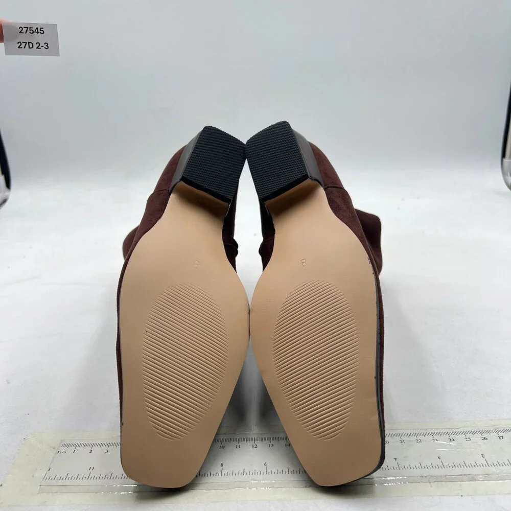 Elegant Brown Ankle Boots - Picture 7 of 8